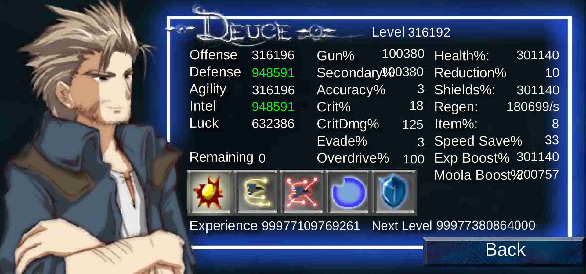 Deuce - lvl 316 192, NG+ #30.