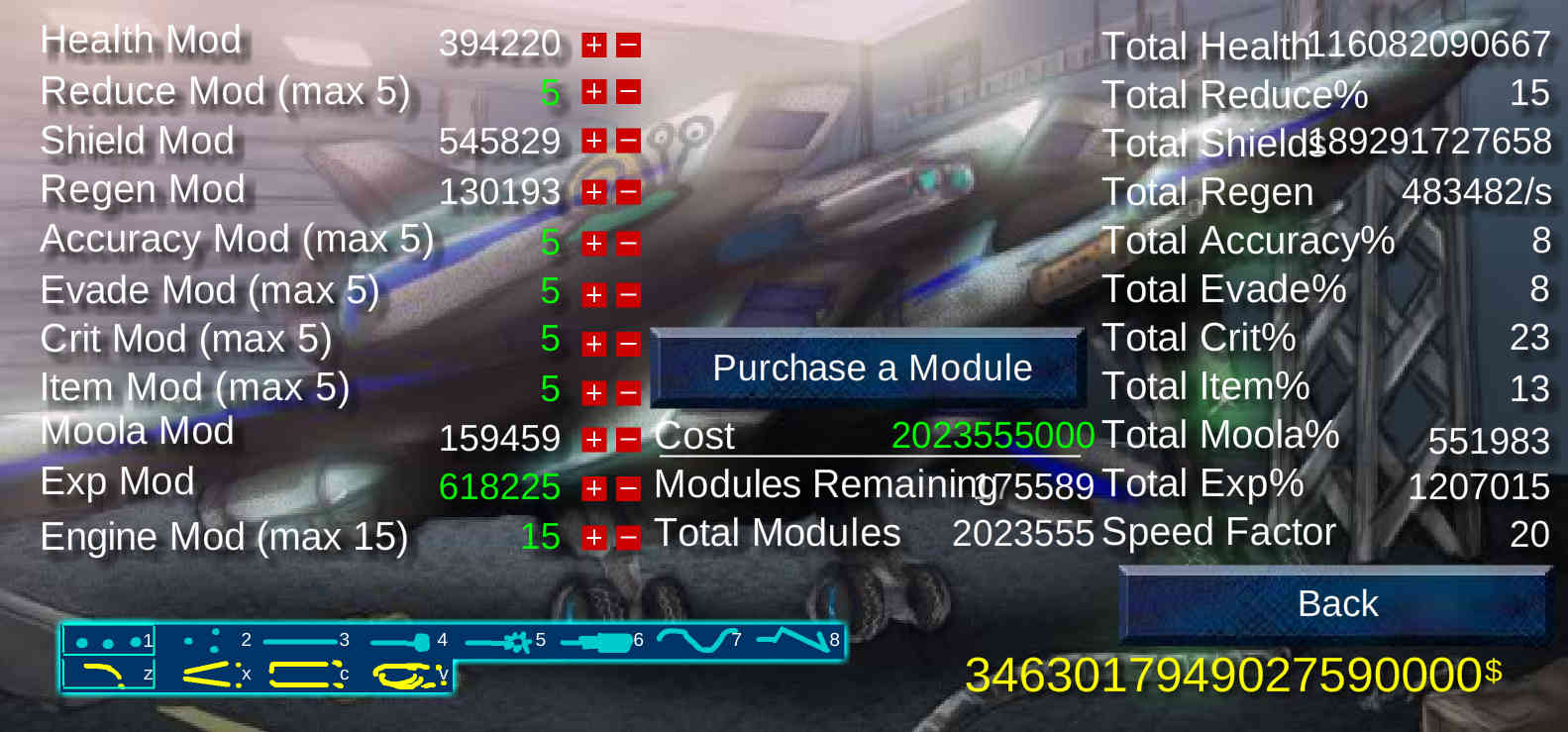 Hangar - lvl 618 225, NG+ #36